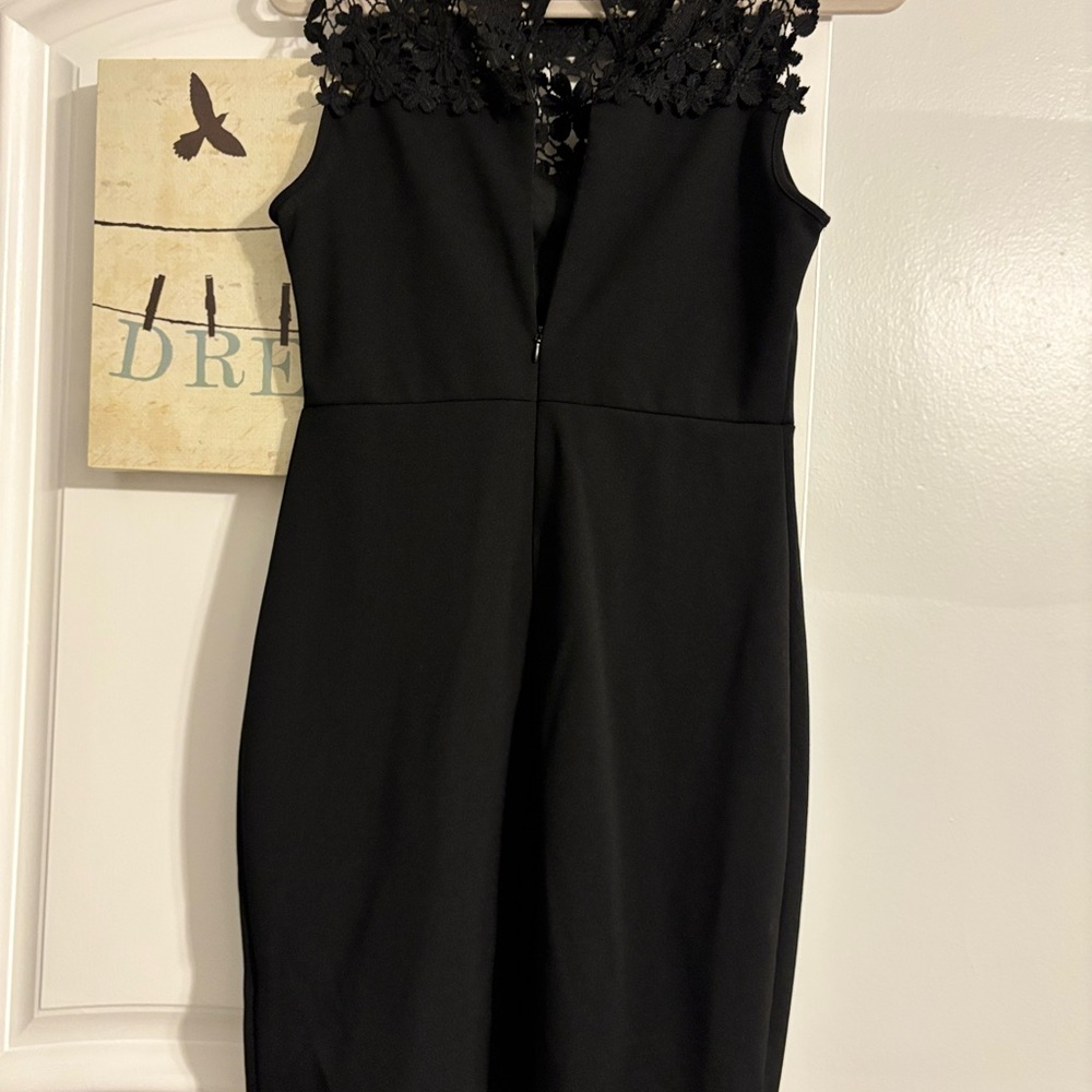 Black SHEIN midi dress.